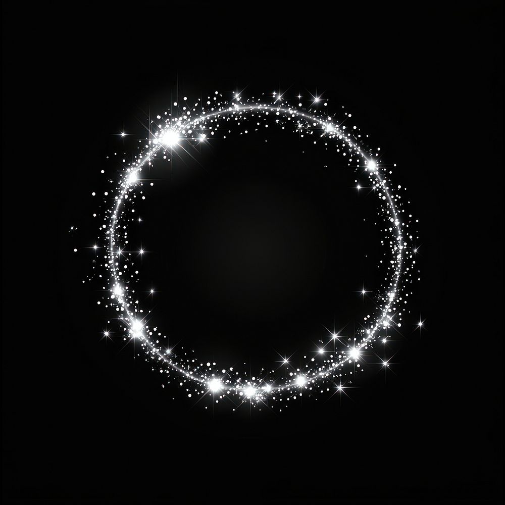 A vector glowing light effect lighting circle design.