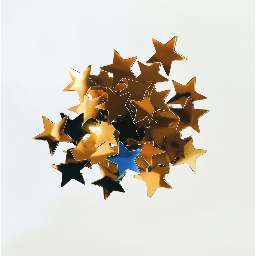 Star sticker stars chandelier decorative.