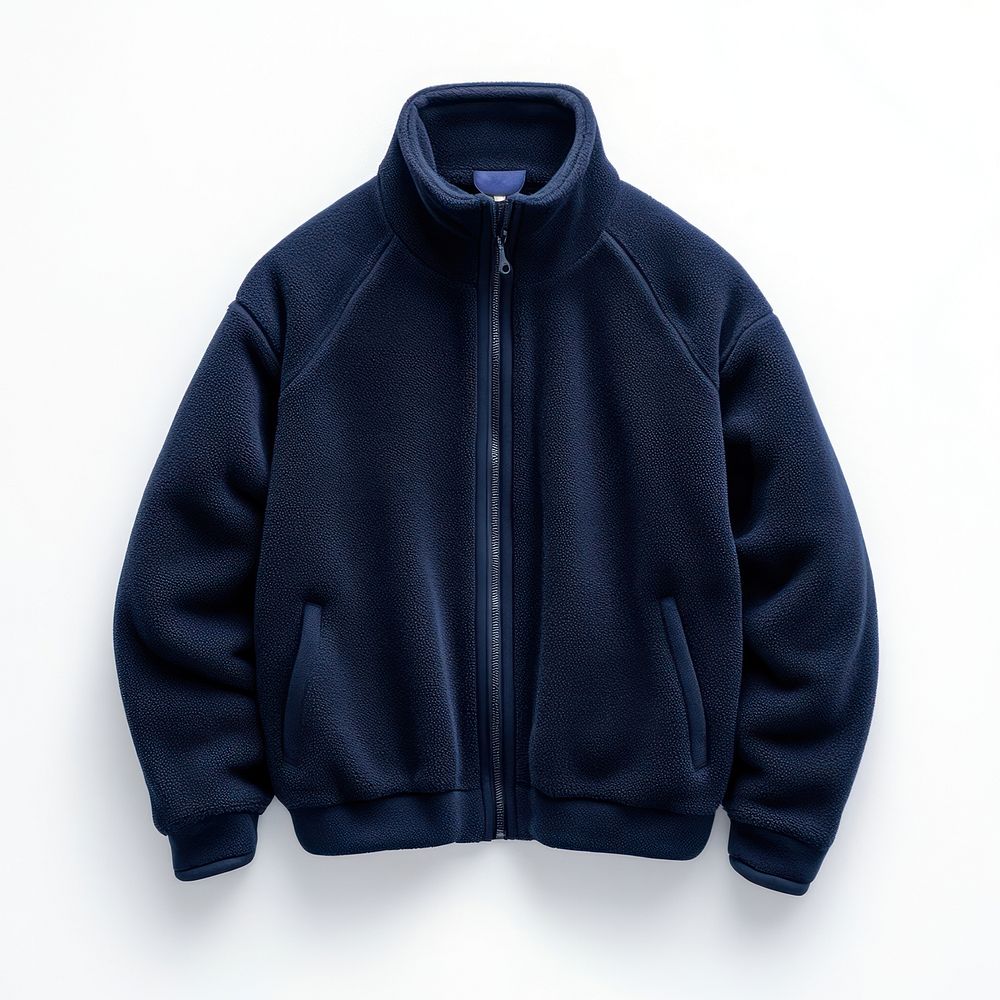 Fleece jacket fleece clothing navy.