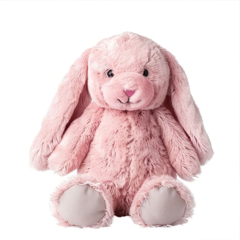 Pink stuffed rabbit plush cute | Free Photo - rawpixel