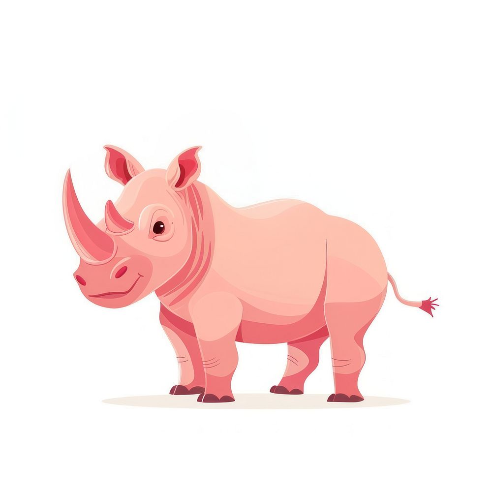 Rhinoceros illustration wildlife animal.