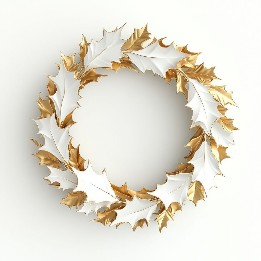 Holly Leaf Wreath wreath design modern.