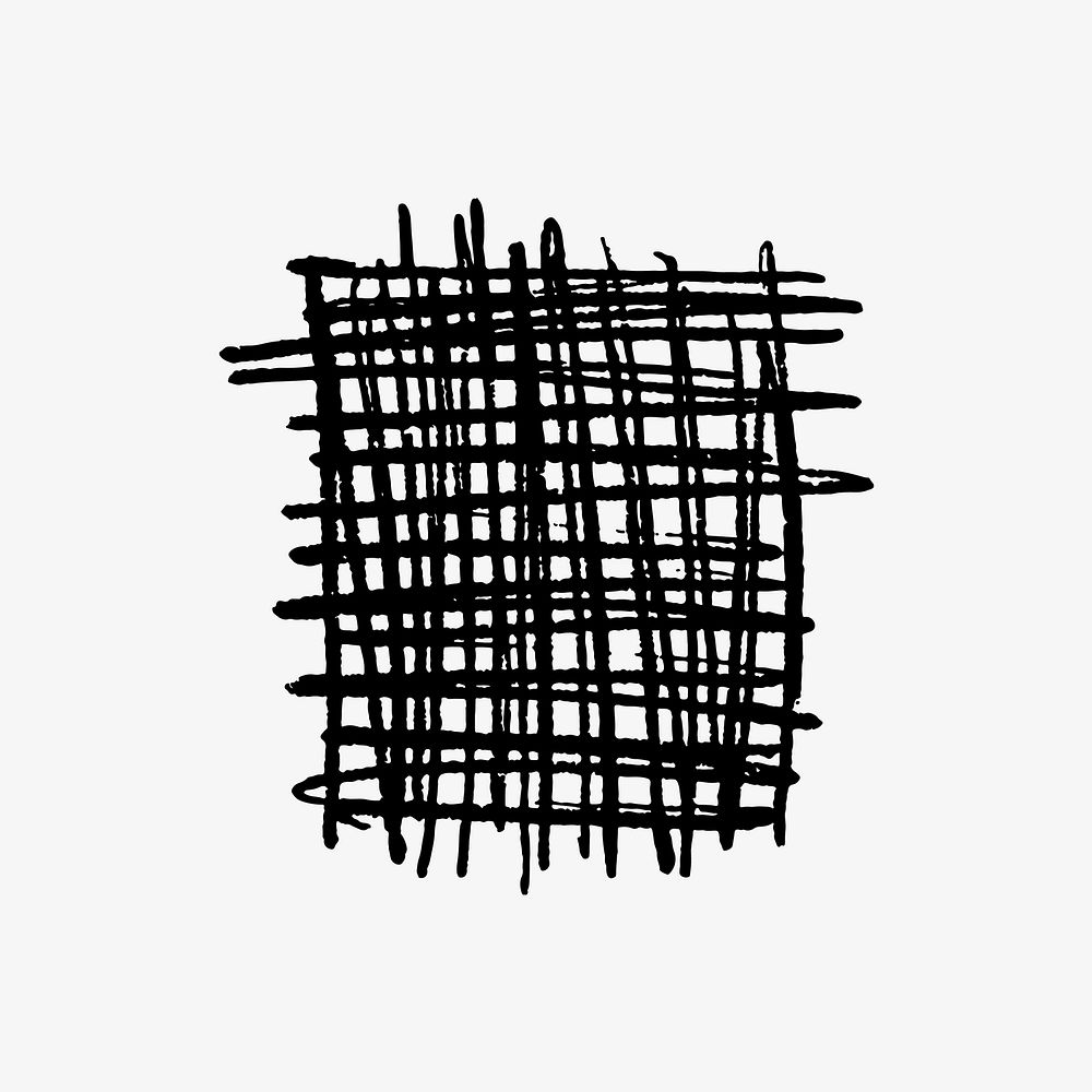 Abstract black grid pattern illustration