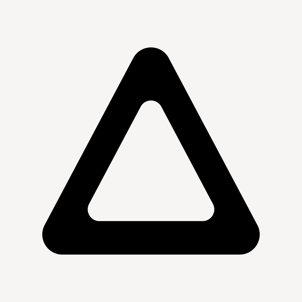 Bold minimalist triangle design