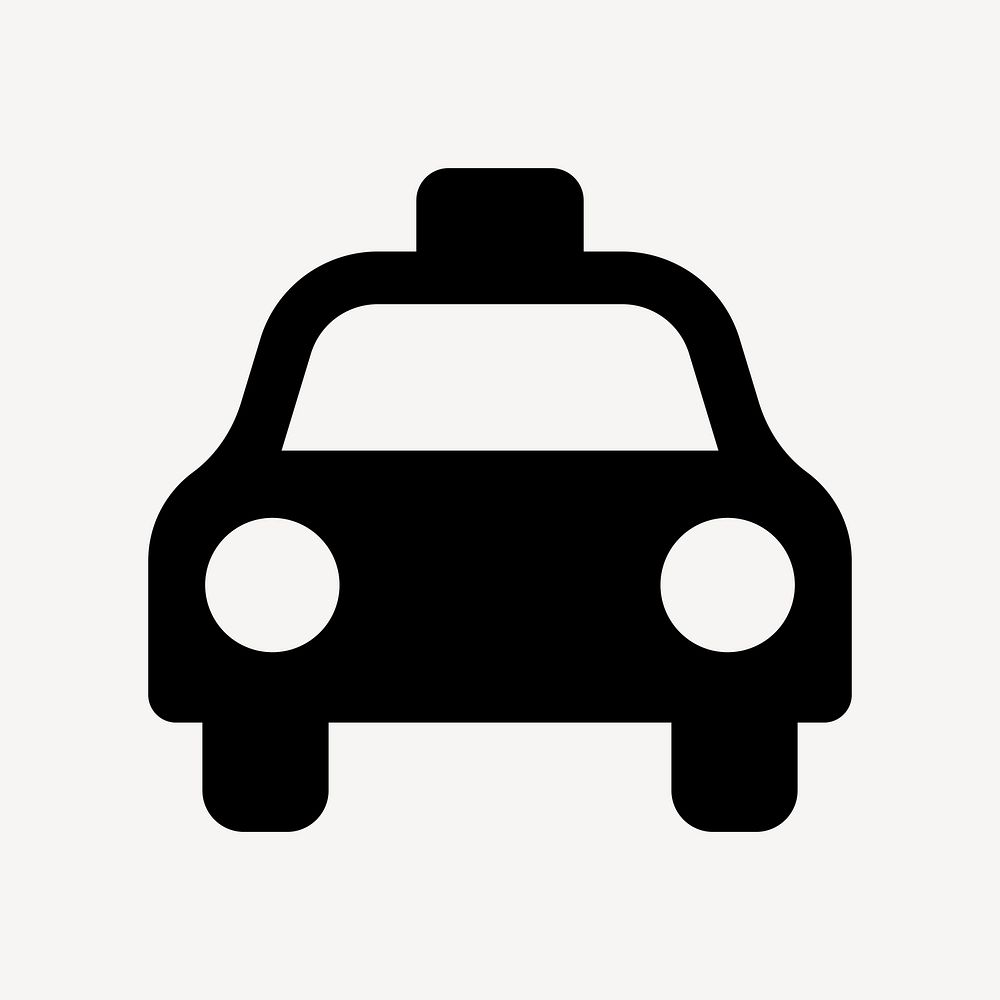 Minimal taxi design, UI icon