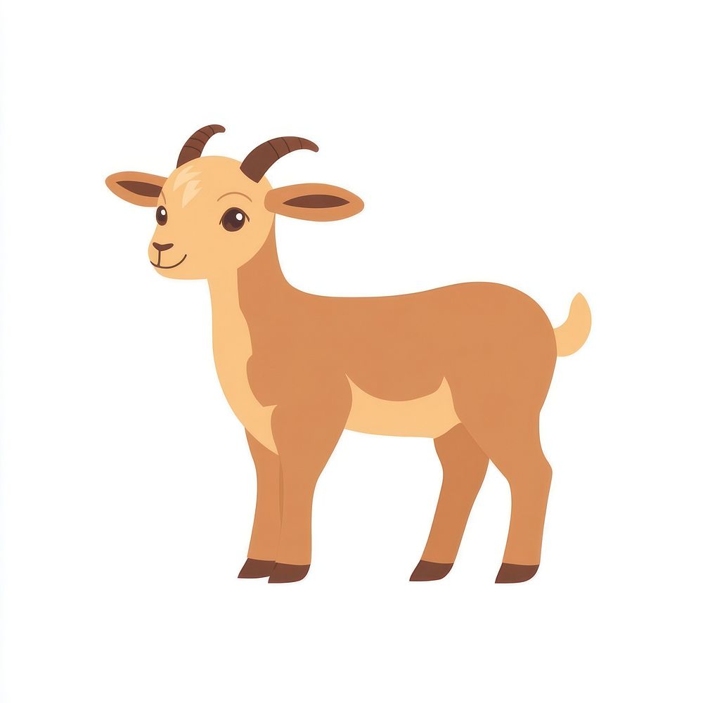 Goat illustration animal cute.