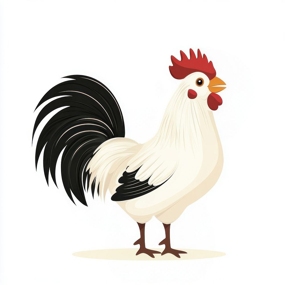 Rooster illustration animal bird.