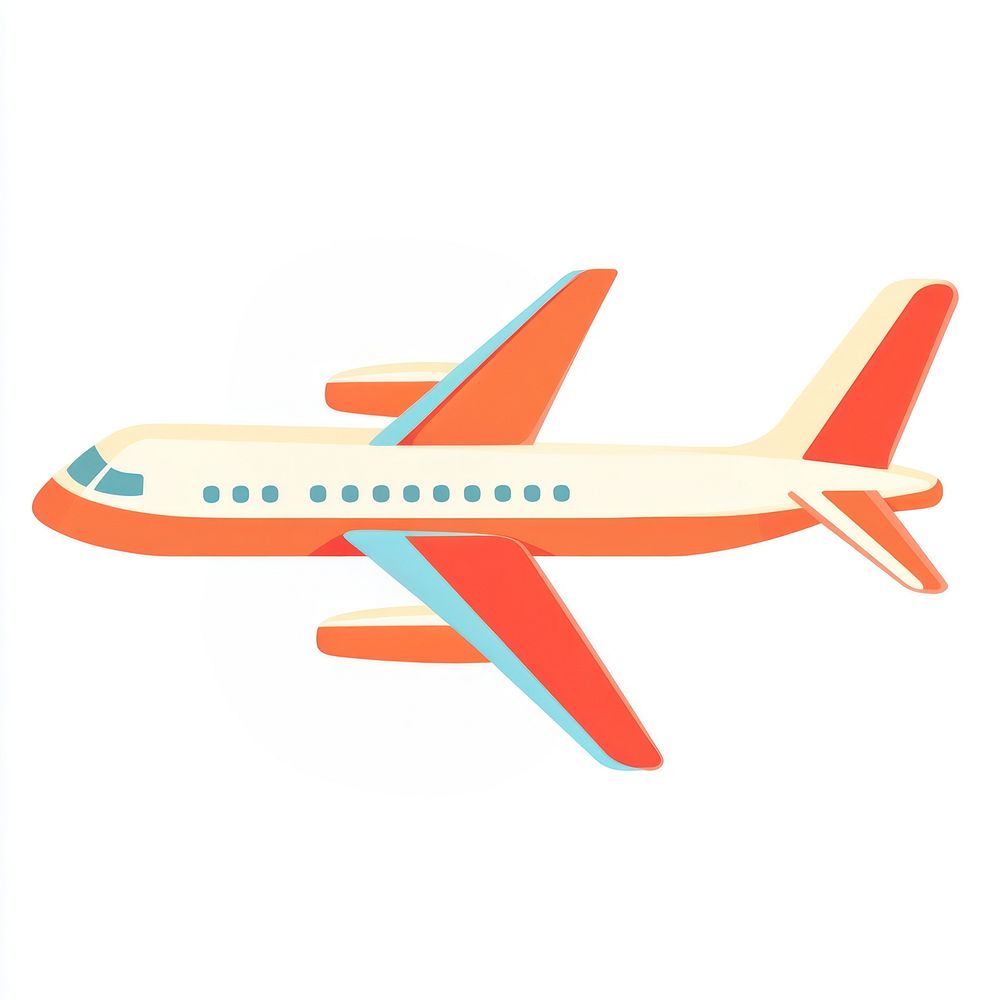 Airplane illustration art transportation.