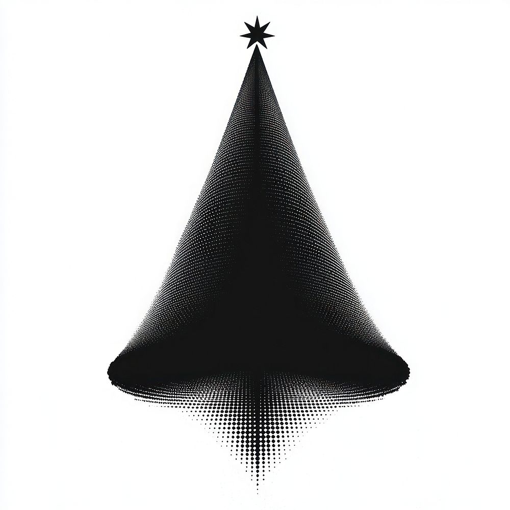 Christmas black white chandelier.