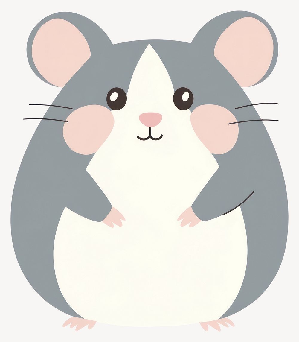 Hamster illustration animal cute vector