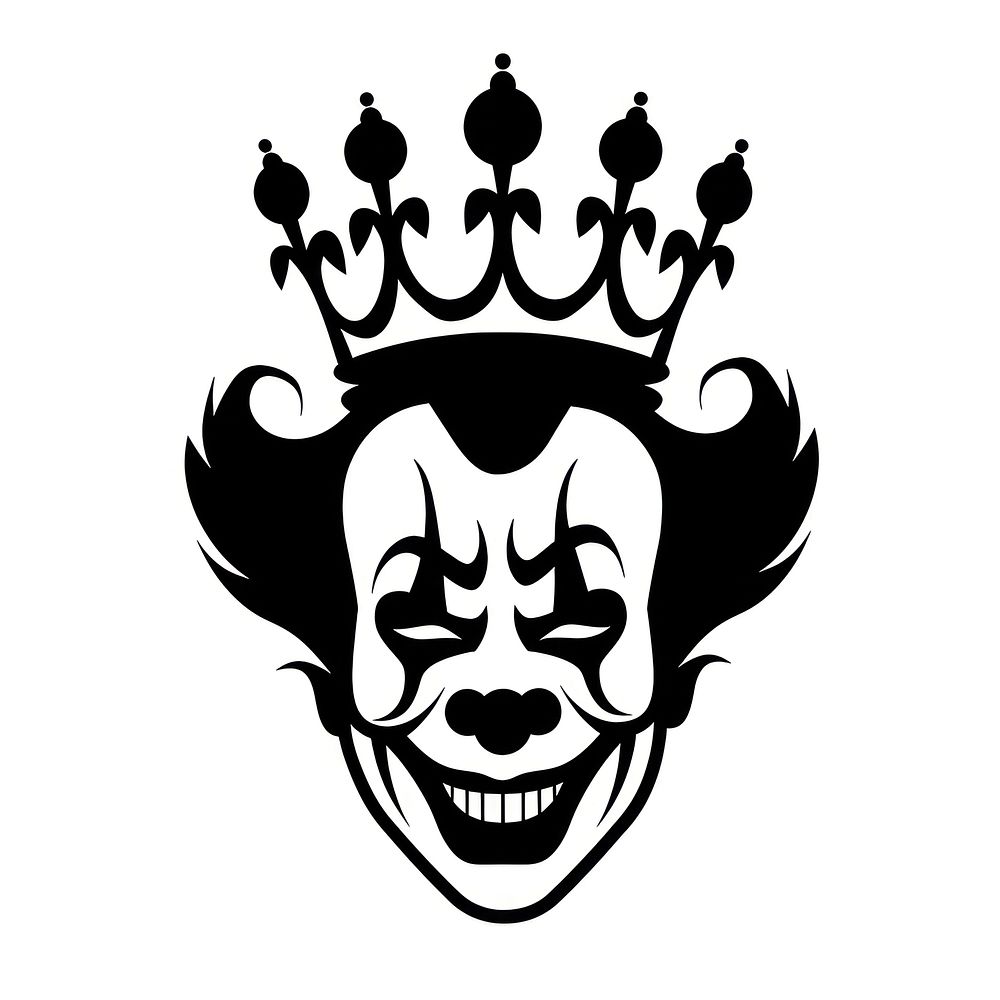 Crown Clown illustration symbol clown.