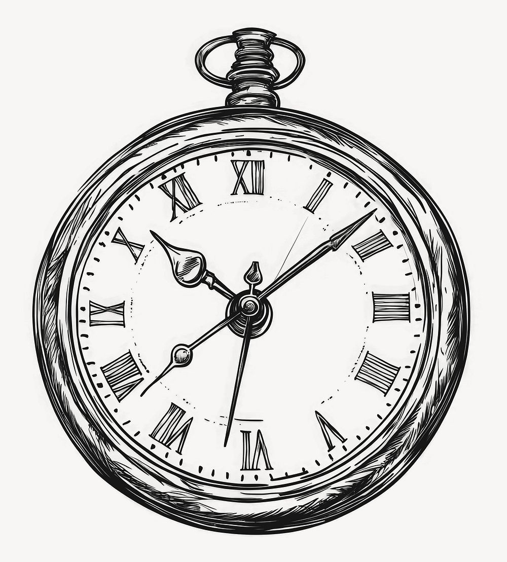 Clock style illustration accessories vector