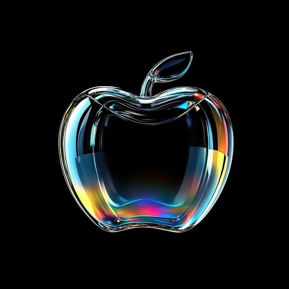 Apple glass illustration accessories.