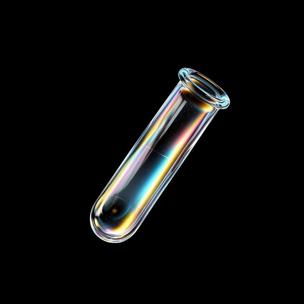 Test tube glass illustration ammunition.