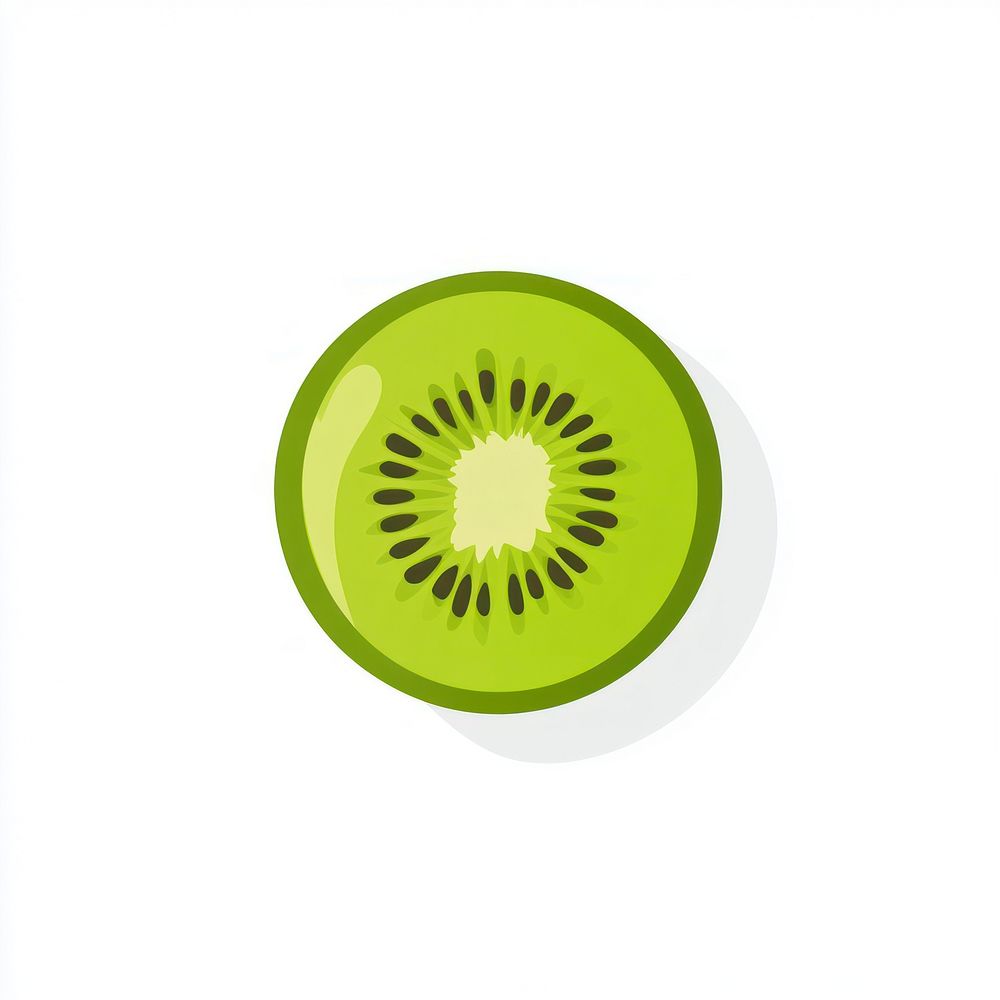 Kiwi fruit illustration produce food.