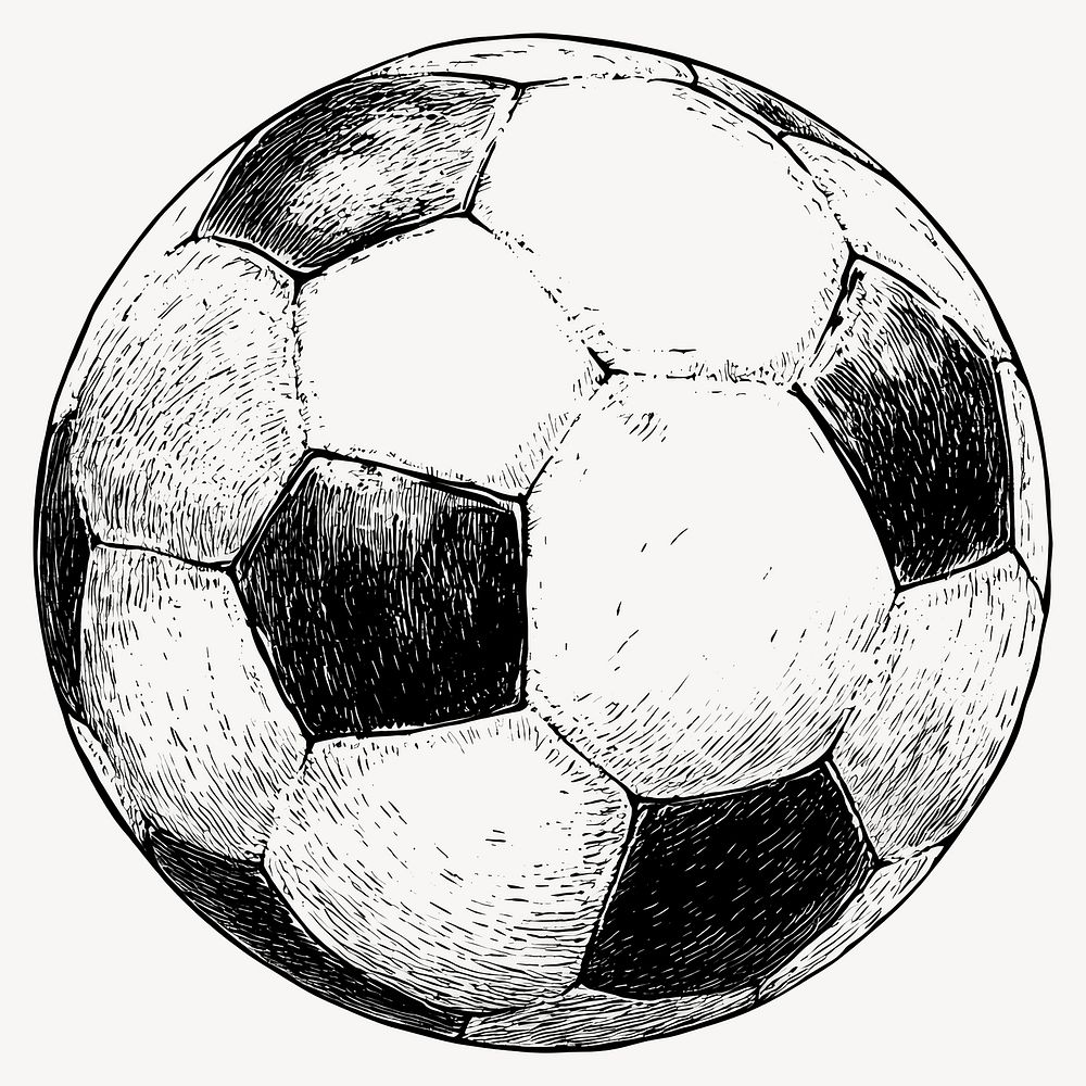 Football soccer sports black vector