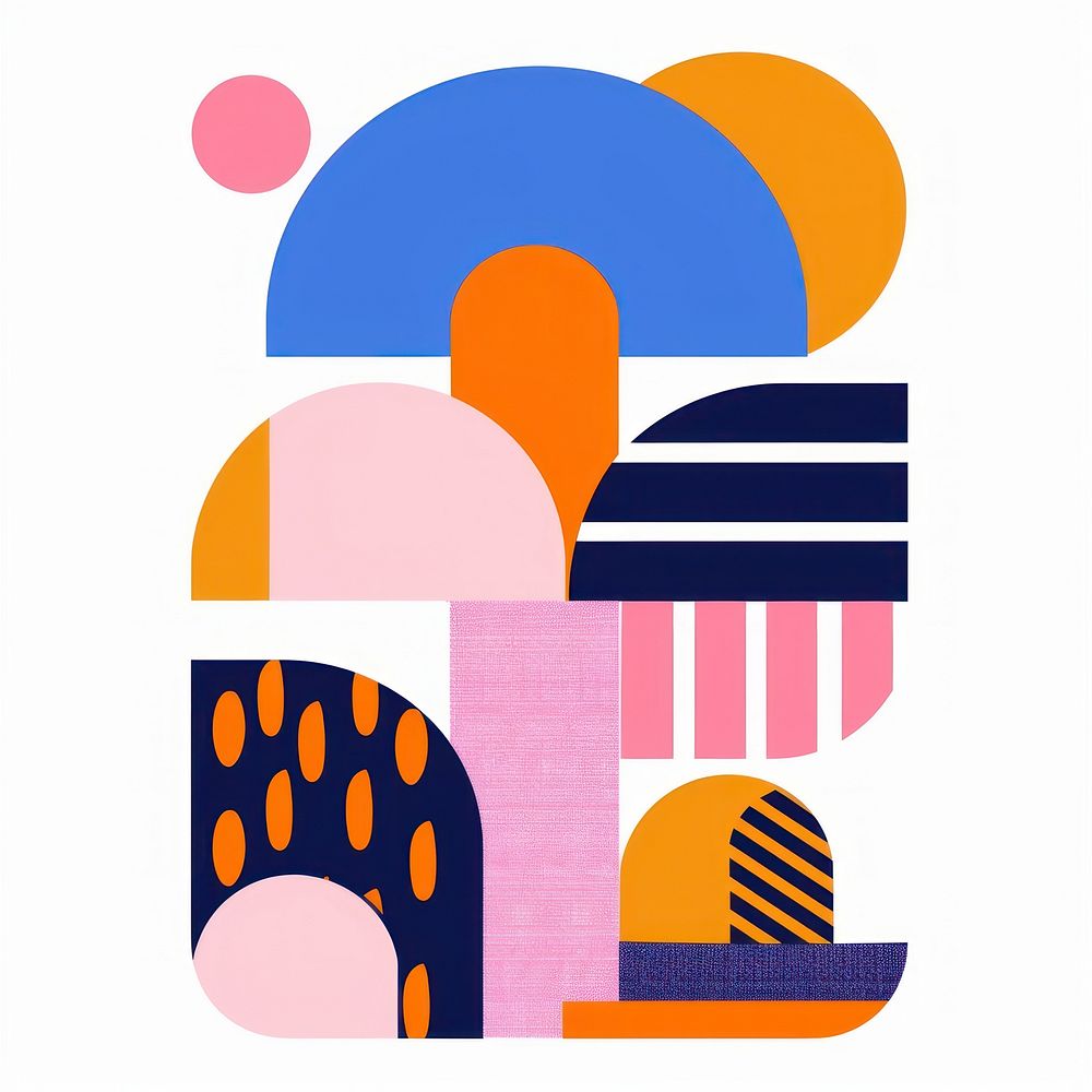 Geometric graphics shapes design. | Free Photo Illustration - rawpixel