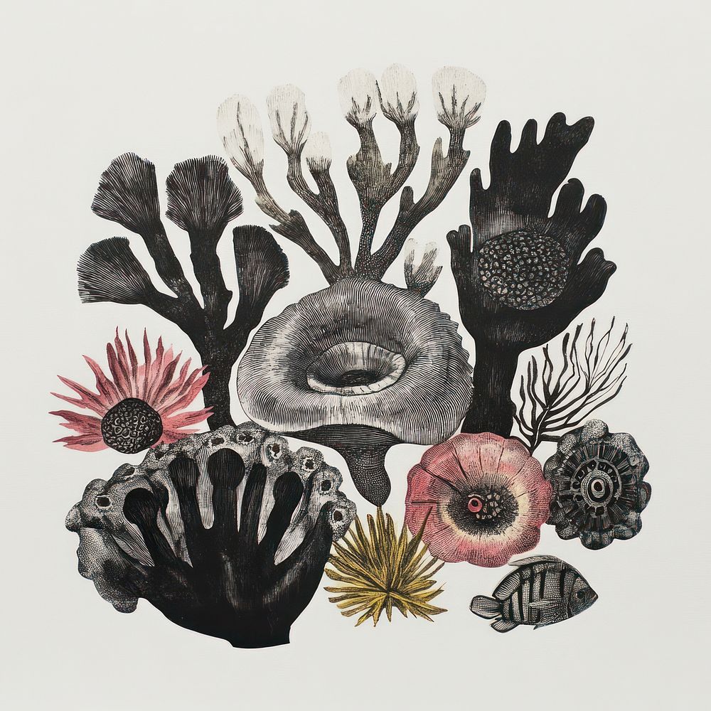 Under the sea illustration illustrated intricate.