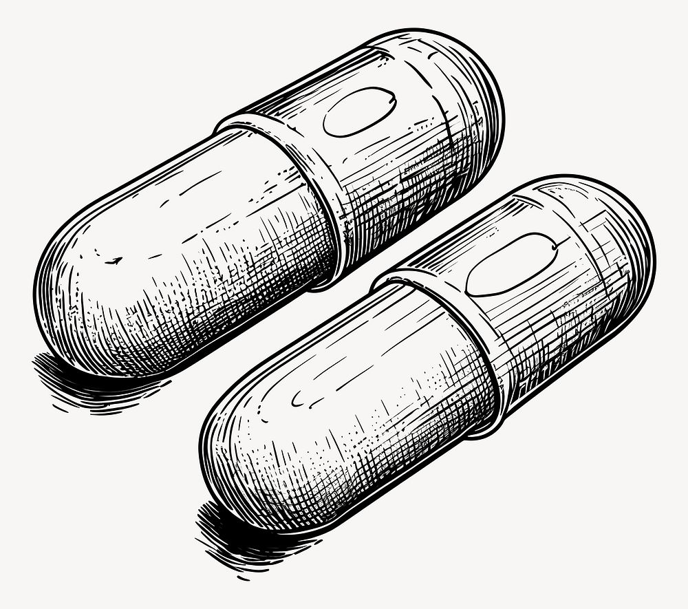 A medicine pill art style pharmaceutical vector