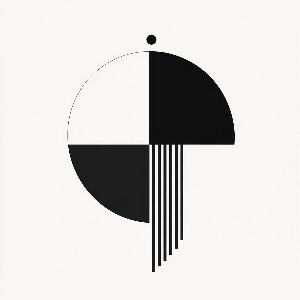 Brutalism circel shapes vector illustration geometric abstract.