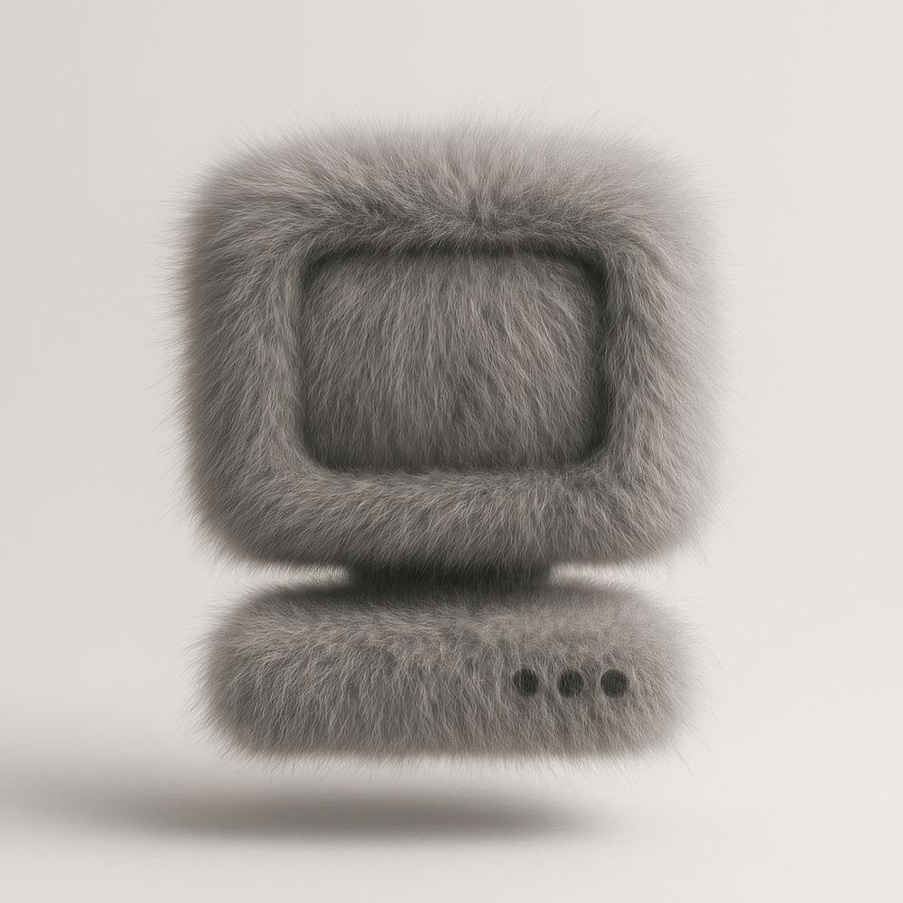 Furry retro computer art | Free Photo Illustration - rawpixel