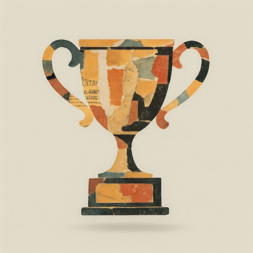 Abstract trophy collage illustration | Free Photo Illustration - rawpixel