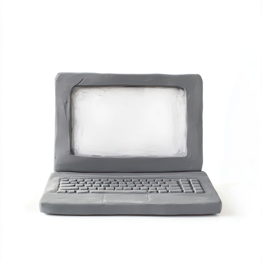 Laptop computer screen clay. | Free Photo Illustration - rawpixel