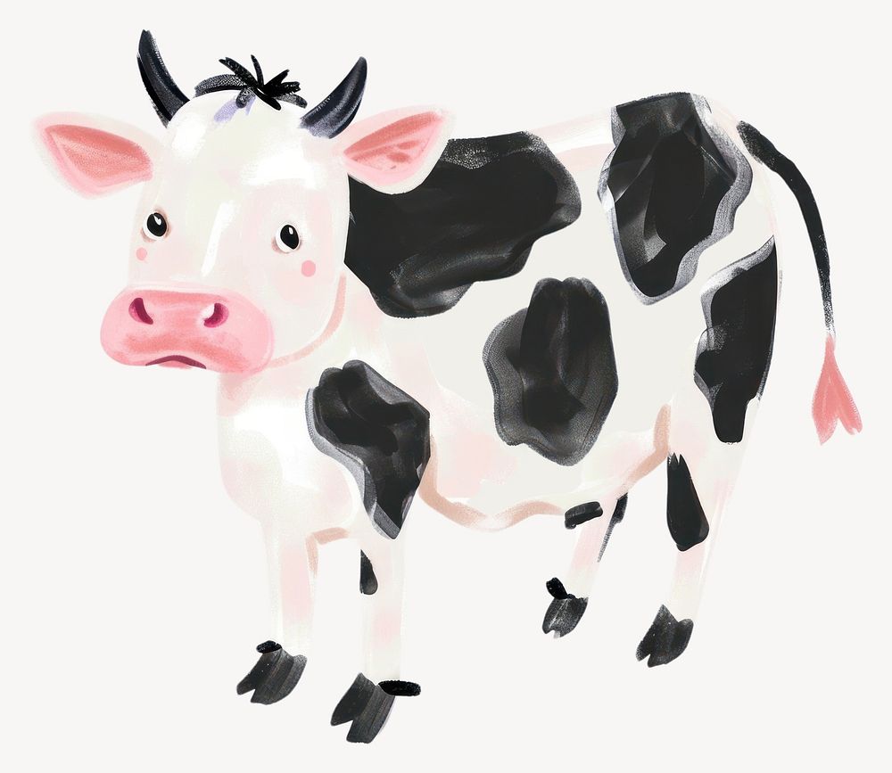 Cow livestock mammal animal  vector