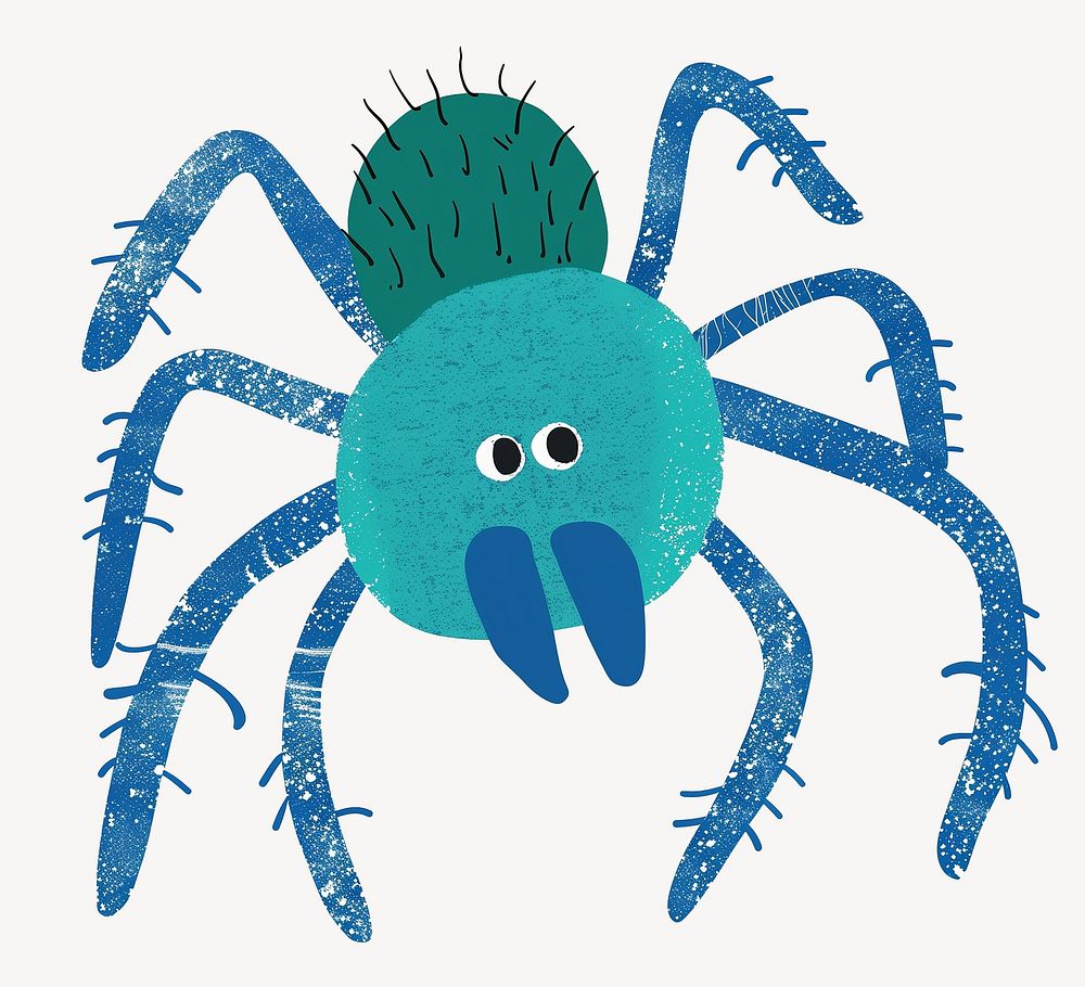 Cute spider animal illustration vector