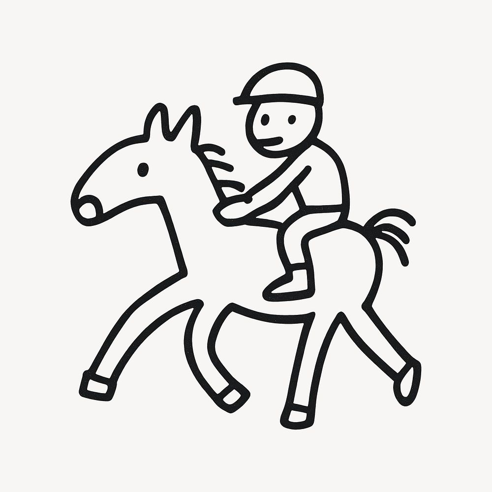 Drawing+of+racing+horse Person Images | Free Photos, PNG Stickers ...