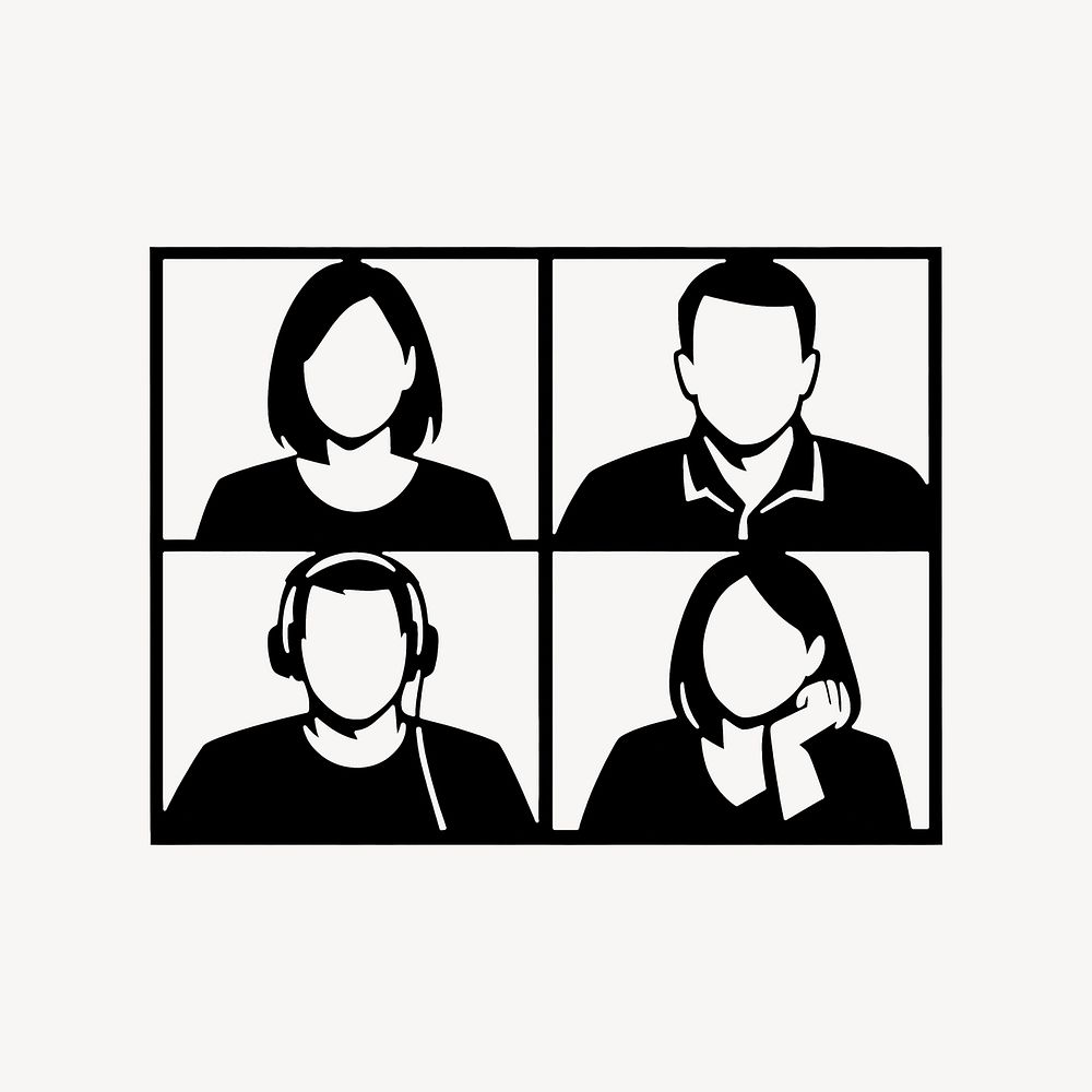 Video Call Interface Isolated Texture Images | Free Photos, PNG ...