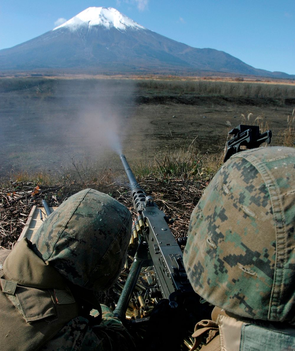 12th Marines take live-fire training to Fuji. Original public domain image from Flickr