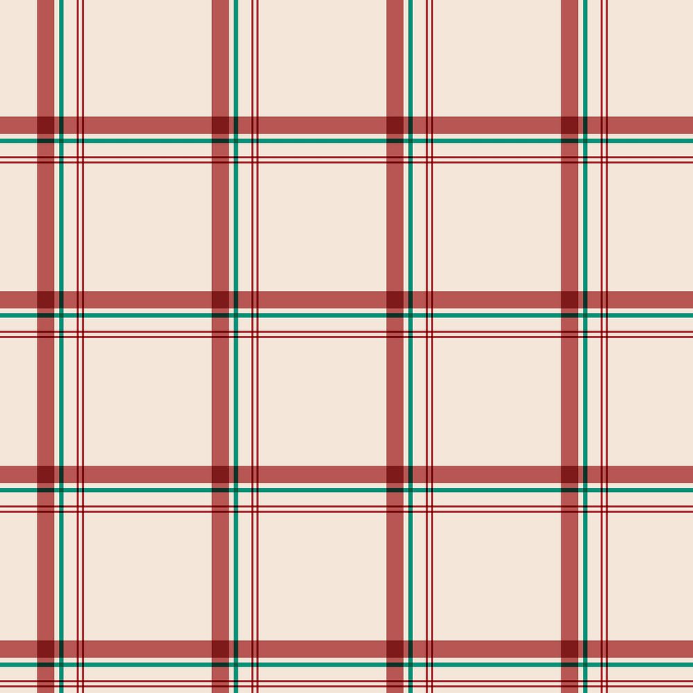 Cream plaid background, grid pattern design