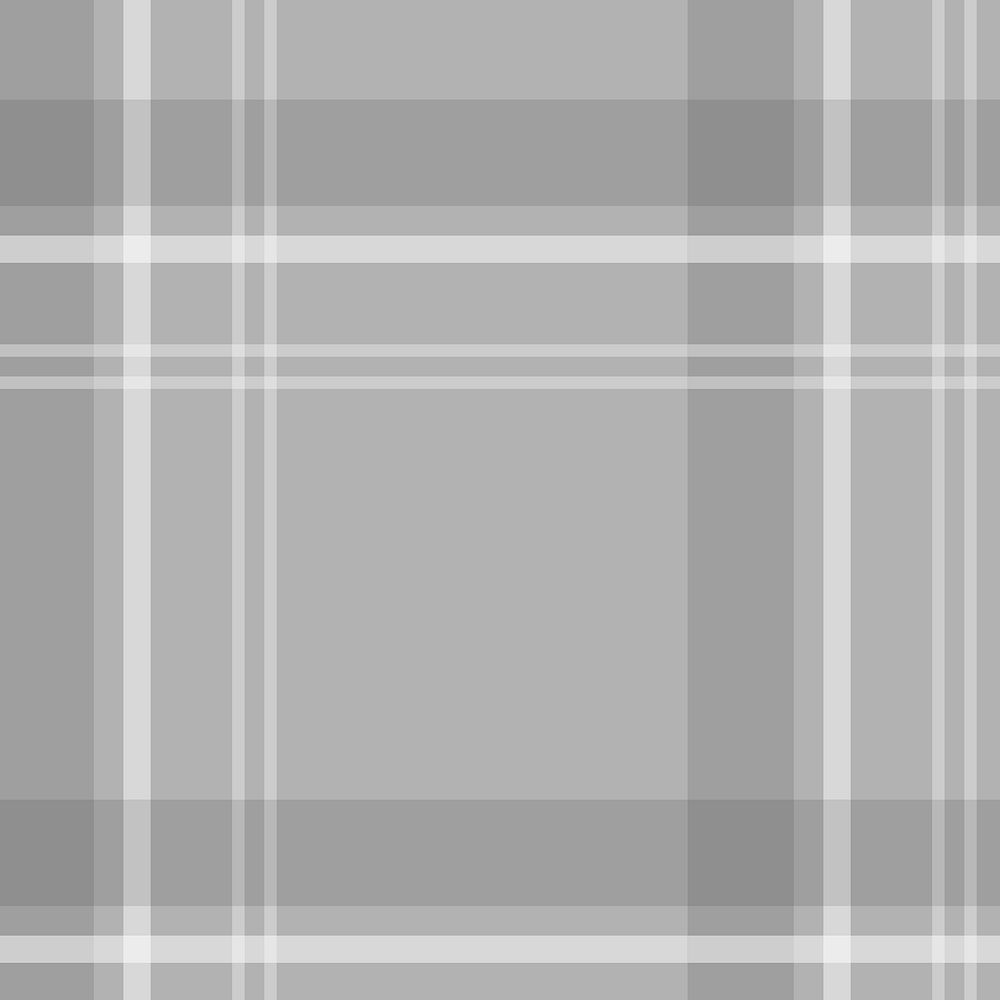 Plaid pattern background, gray tartan, traditional design vector