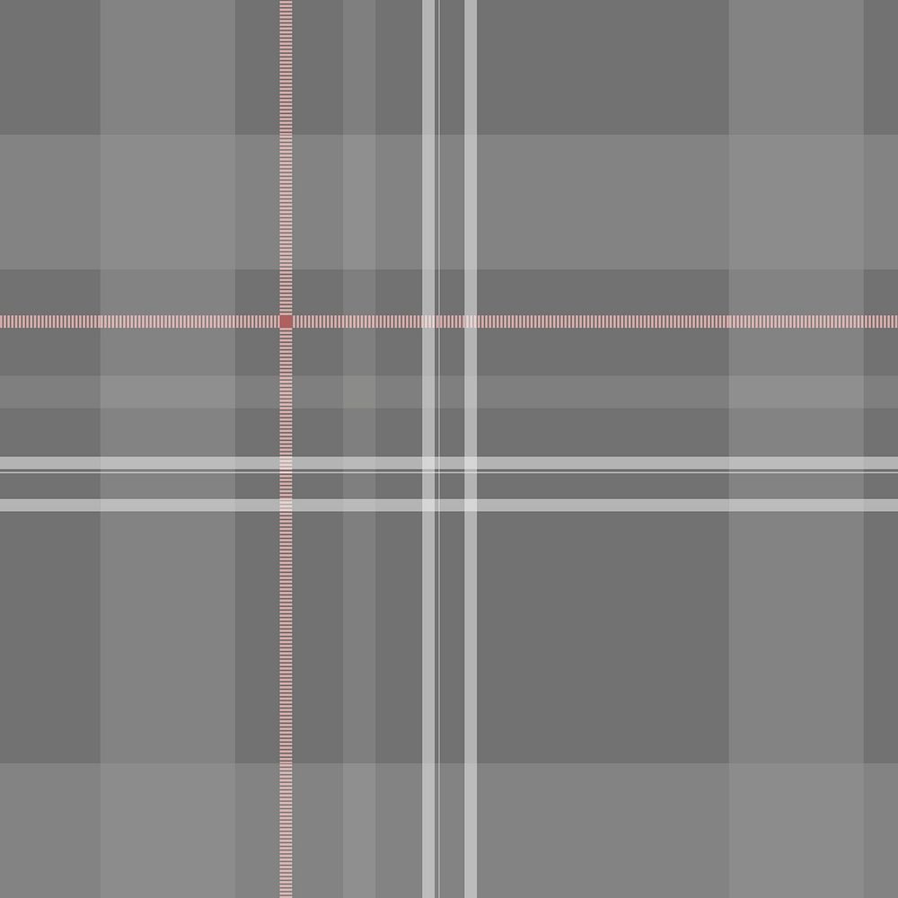 Gray tartan background, traditional Scottish design vector