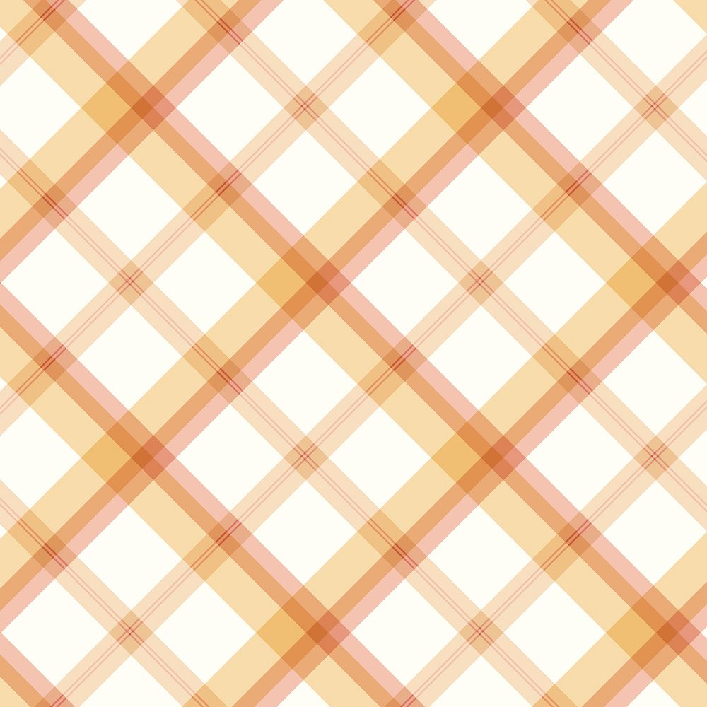 Yellow checkered background, simple pattern design vector