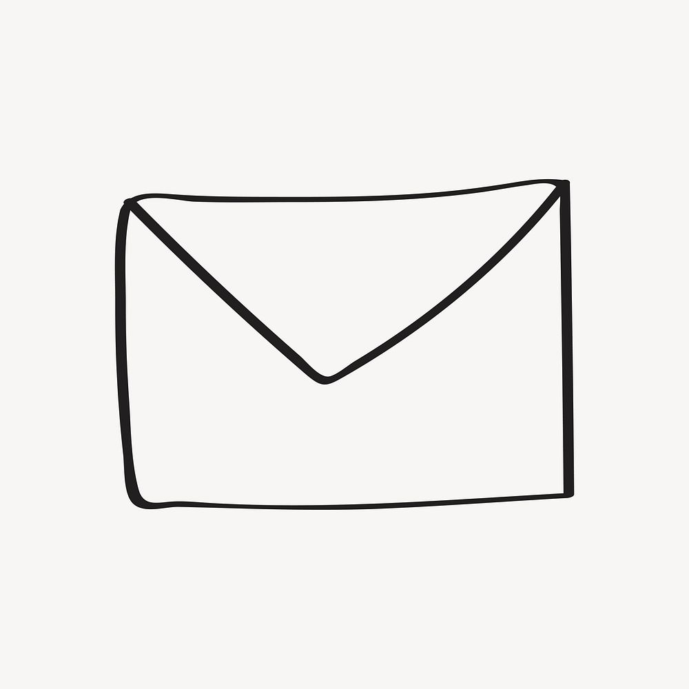 Envelope doodle, business email clipart Free Icons rawpixel