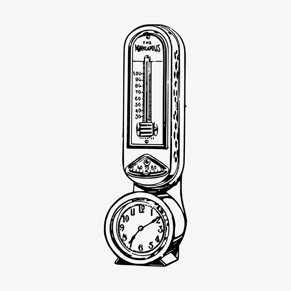 Scale clipart, vintage measuring equipment illustration vector. Free public domain CC0 image.