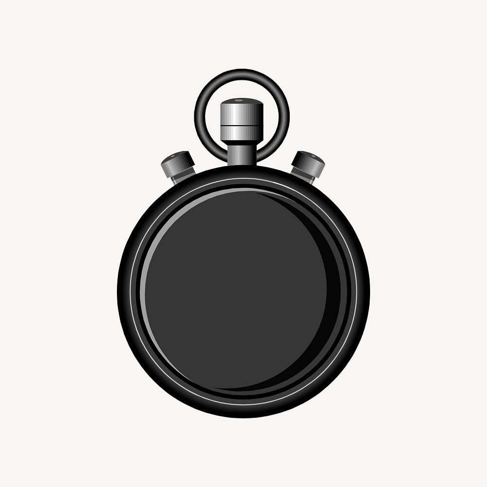 Digital timer clipart, object illustration psd. Free public domain CC0 image.