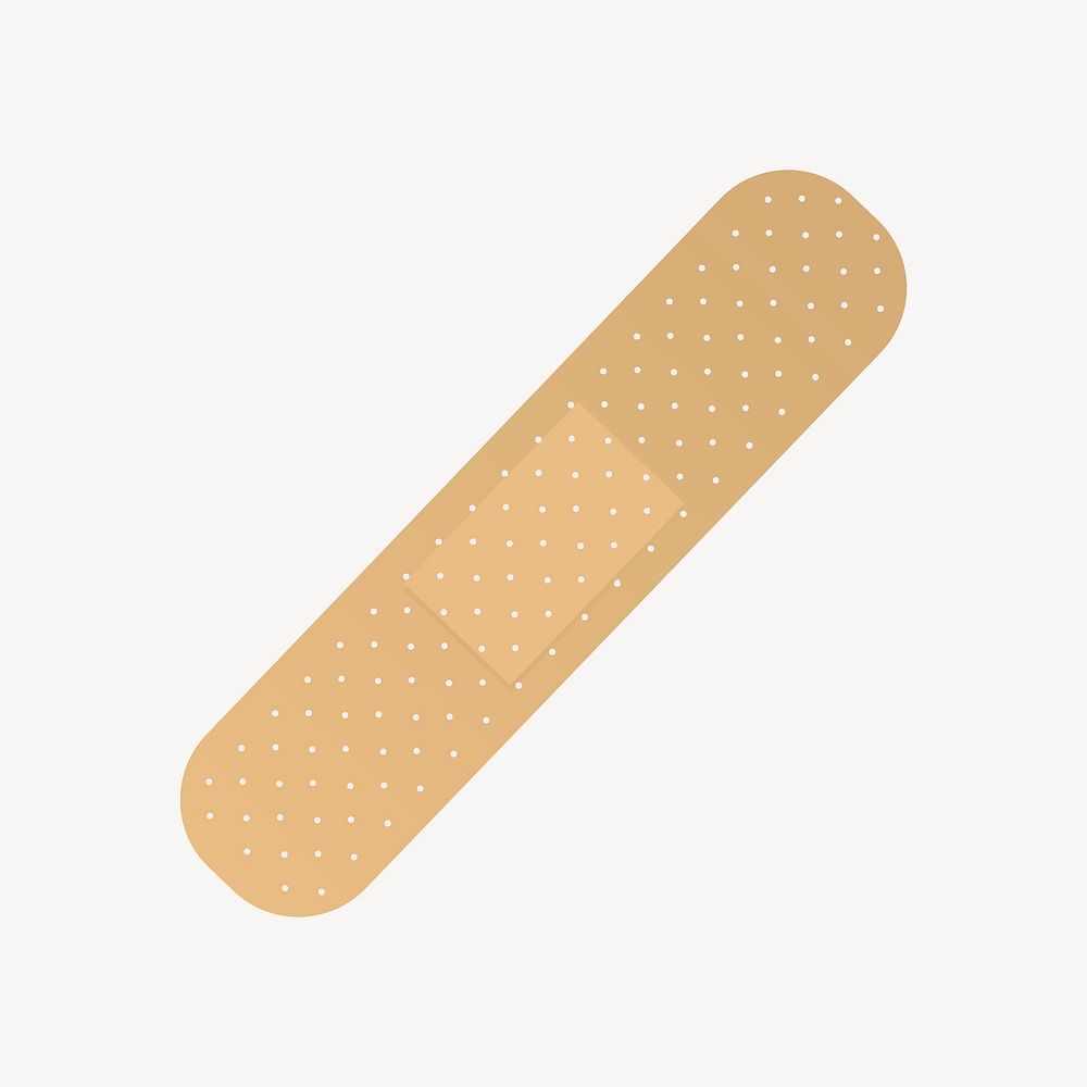 Bandage clipart, object illustration psd. Free public domain CC0 image.