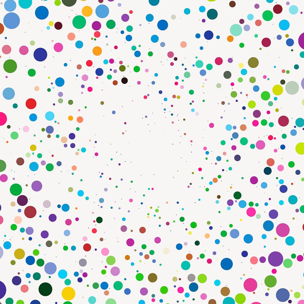 Colorful dots  background, creative design psd. Free public domain CC0 image.