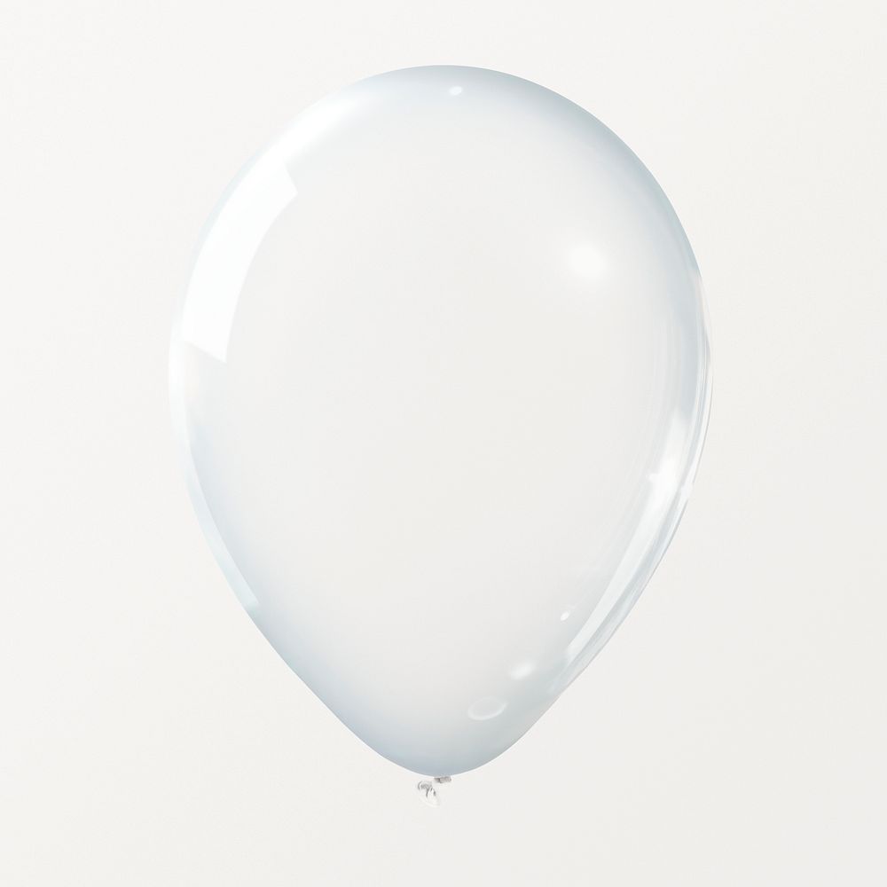 Clear balloon, birthday party decoration
