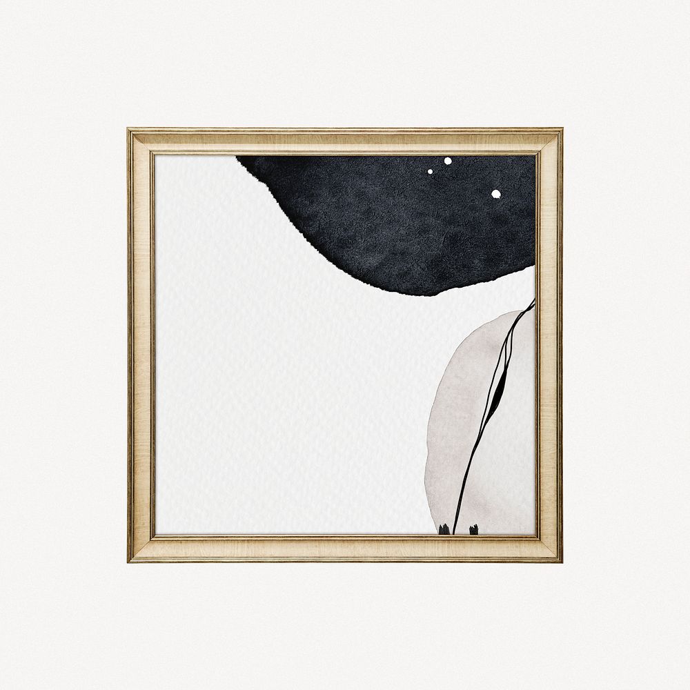 Abstract art framed image