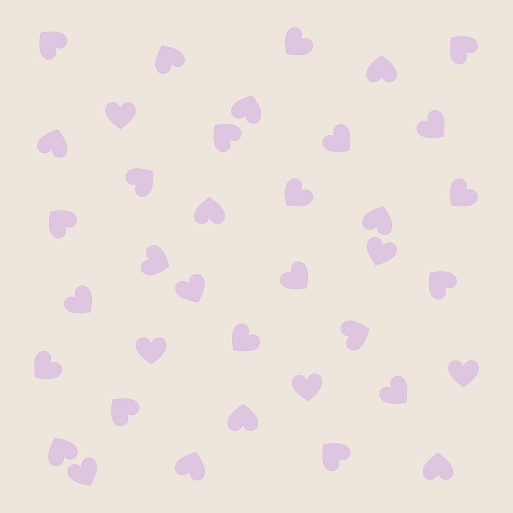 Purple heart clipart, pastel Valentine's | Free PSD - rawpixel