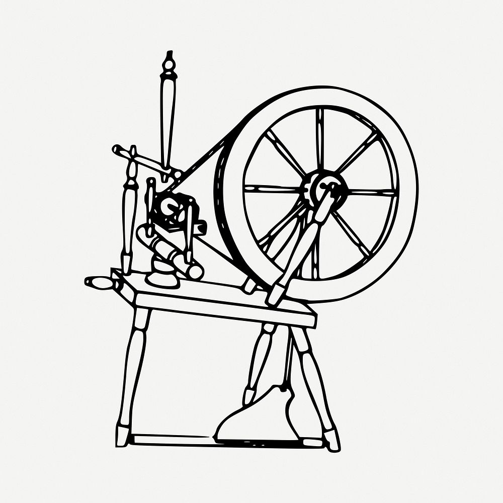 Spinning wheel clipart illustration psd. Free public domain CC0 image