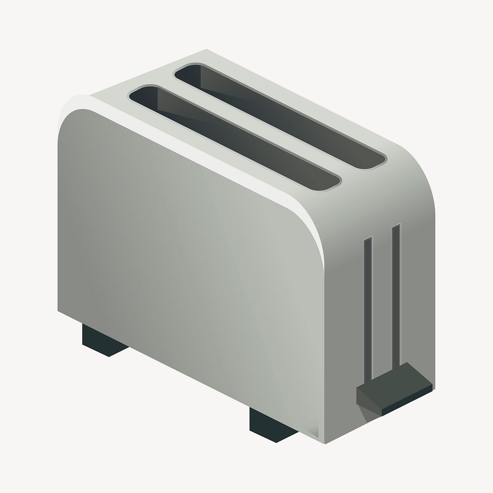 Toaster, object illustration. Free public domain CC0 image