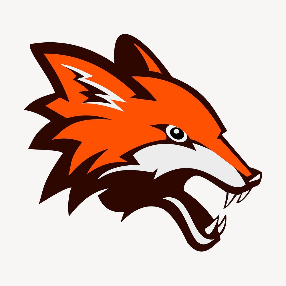 Fox, animal illustration. Free public domain CC0 image