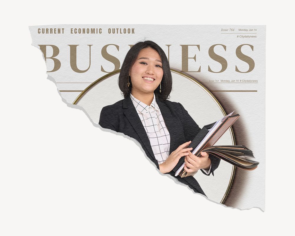 Female economist ripped newspaper, financial business headline