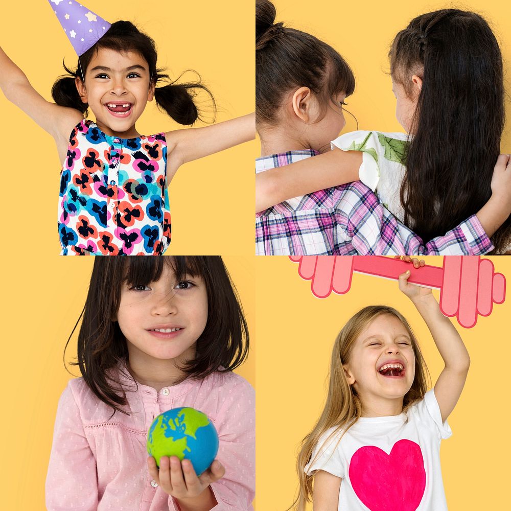 Young Kids Enjoyment Happiness Fun | Premium Photo - rawpixel