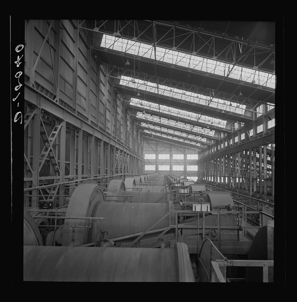 Production. Copper. Ball mills, which grind copper ores to small sizes, at a large concentrator of the Phelps-Dodge Mining…